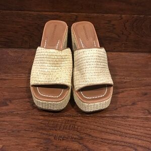 Bernardo Woven Platform Sandals